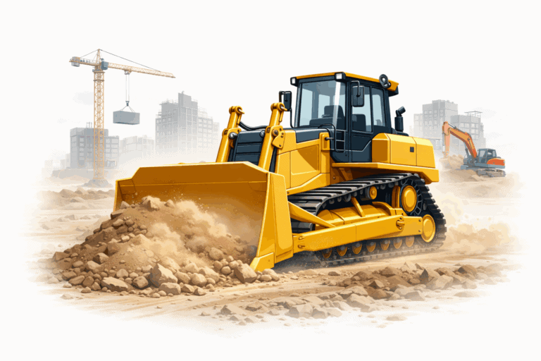 Эффективное использование бульдозера на стройке